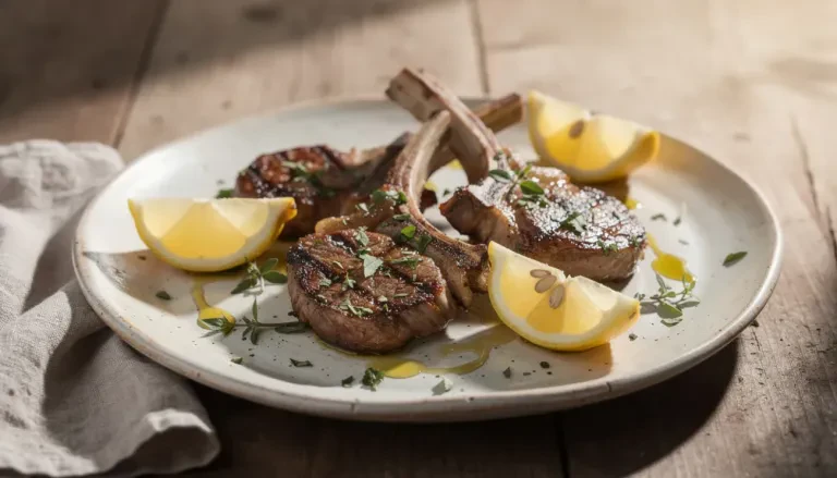 Lamb Chops with Lemon and Oregano