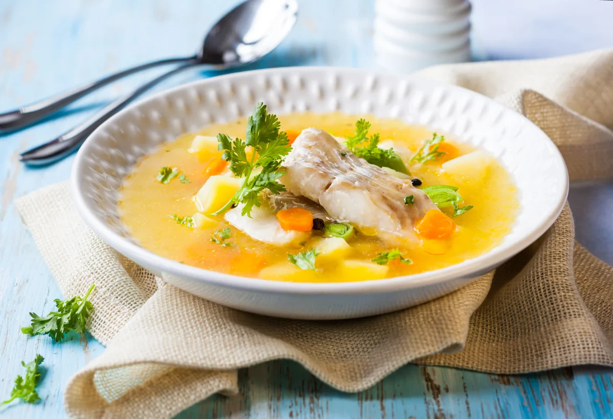 Greek Fish Soup (Psarosoupa)