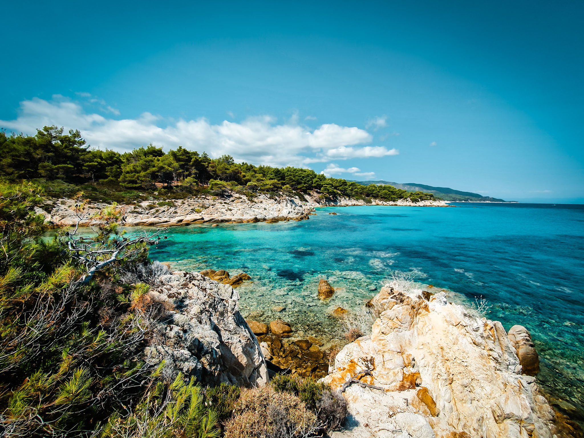 Un itinerar de 7 zile în Sithonia, bazat în Sarti