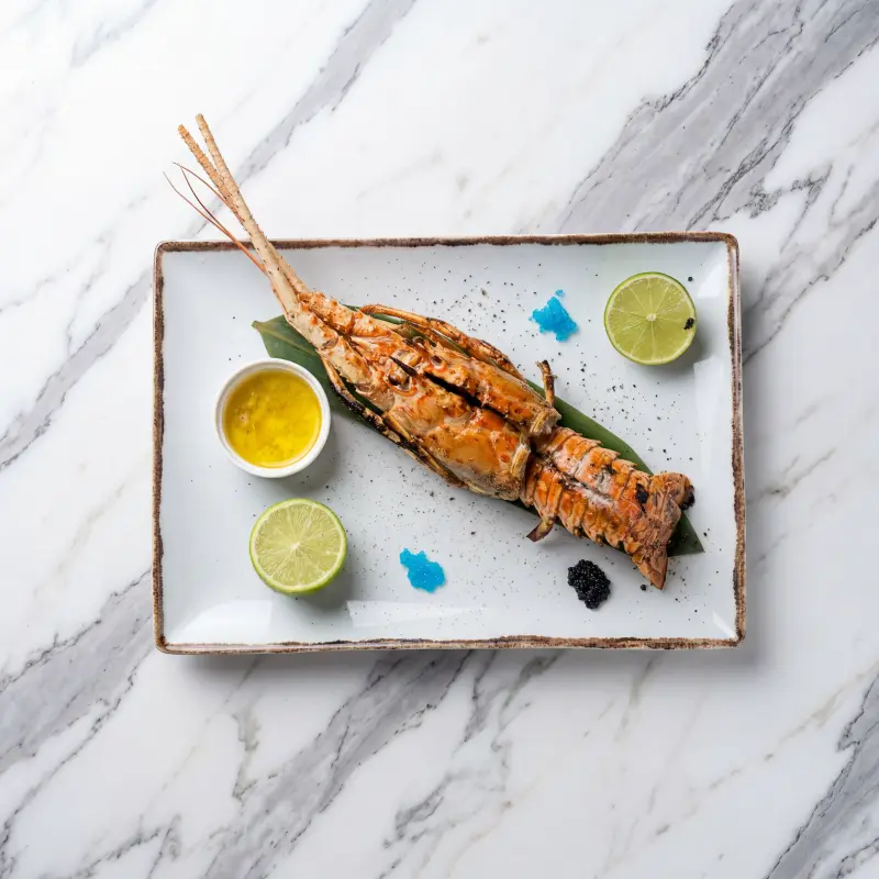 Grilled lobster