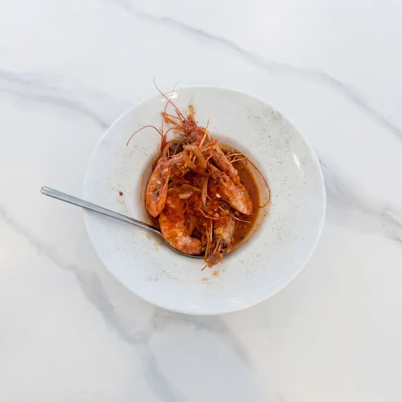 Red prawns